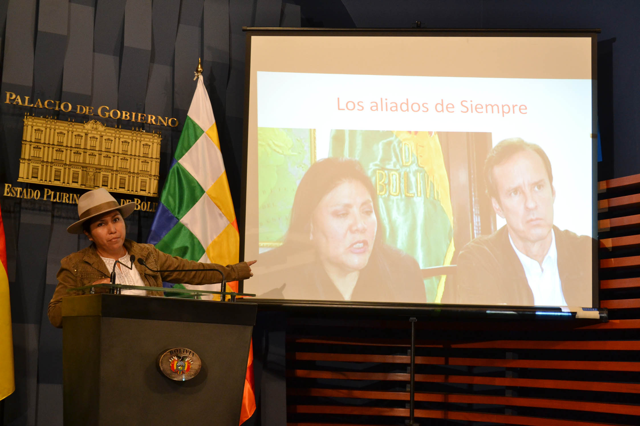 La ministra de Comunicación alega que tienen pruebas de financiamiento contra la democracia boliviana