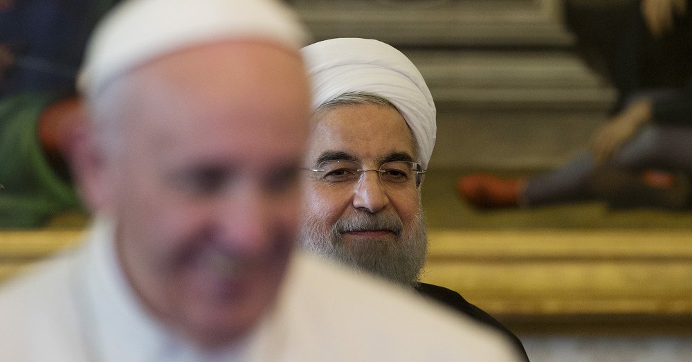 Francisco recibió a Rouhani en la Santa Sede