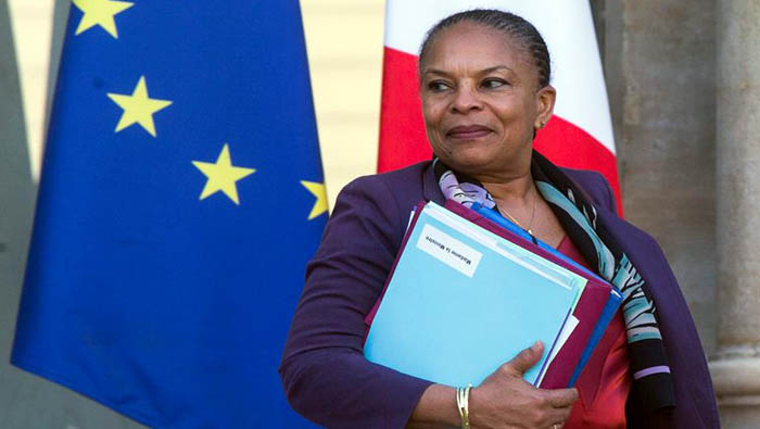 Christiane Taubira criticó duramente las políticas contra el terrorismo aprobadas por el Gobierno francés.