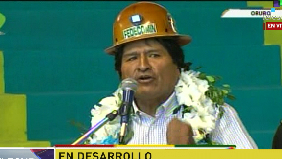 Evo Morales celebró la participación del pueblo y los movimientos sociales en la transformación de Bolivia