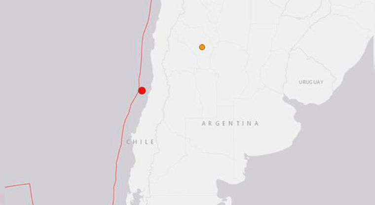 El sismo se sintió en la región de Valparaíso.