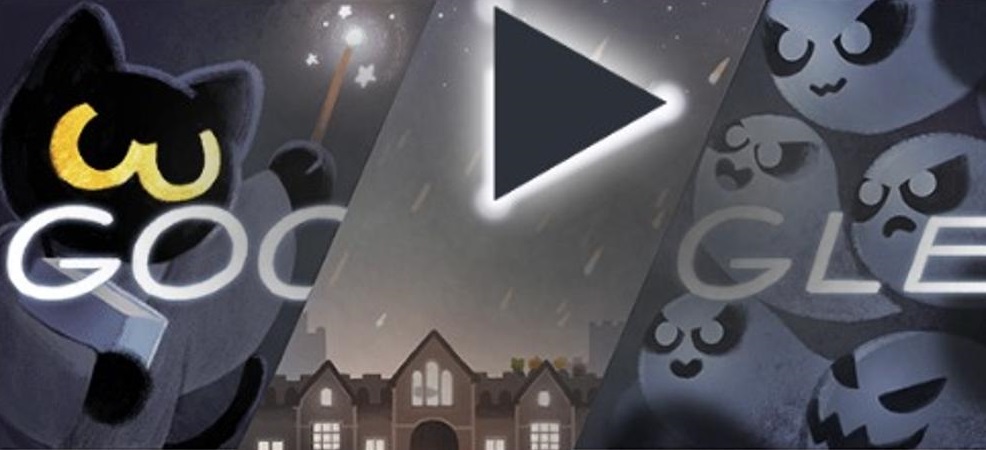 El juego de Google para celebrar la noche de Halloween estará dispible en la versión “es” de la pantalla de inicio del buscador.
