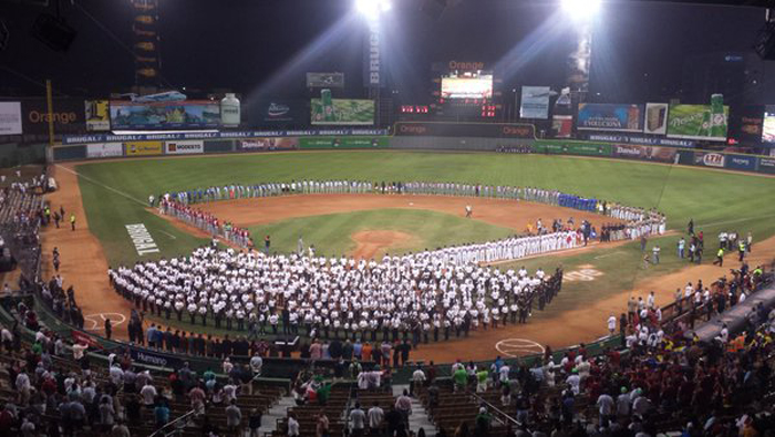 Ceremonia inaugural de la Serie del Caribe, Santo Domingo 2016.