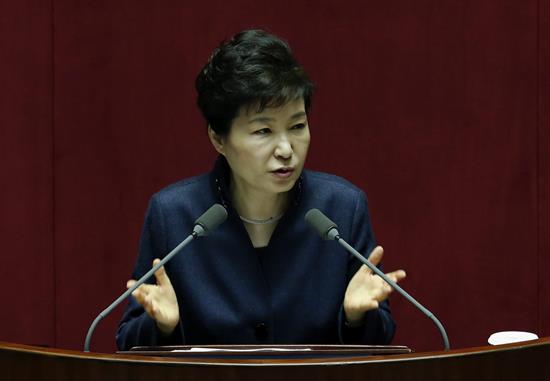 La presidenta surcoreana prometió más sanciones contra Corea del Norte.