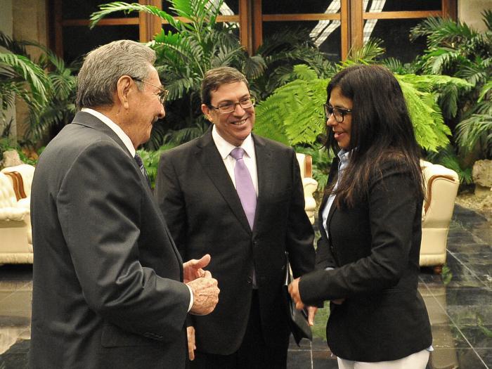 Cuba y Venezuela revisaron la agenda bilateral.
