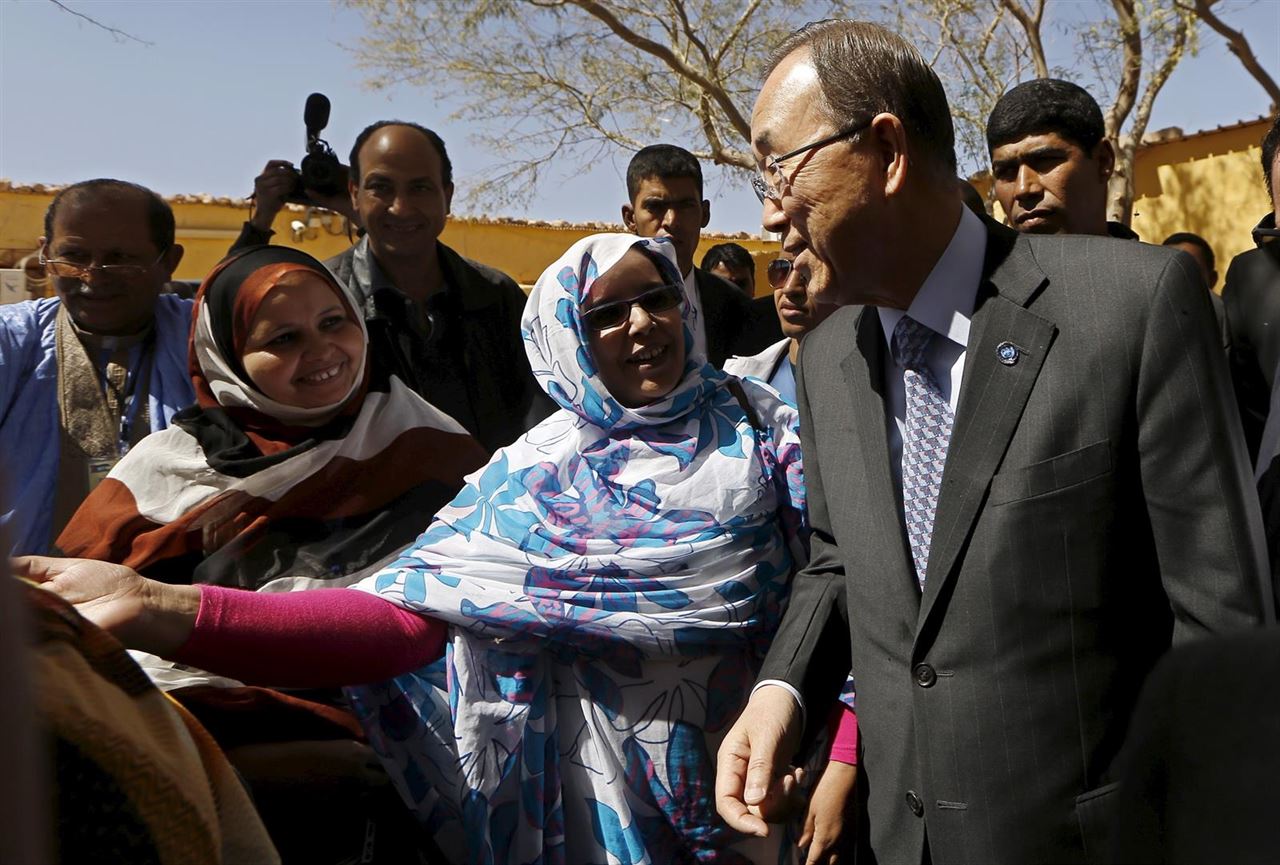 La reducción del contingente marroquí en la misión de cascos azules de la ONU en Sahara Occidental se da en represalia de la visita del Ban Ki-Moon a esa zona.