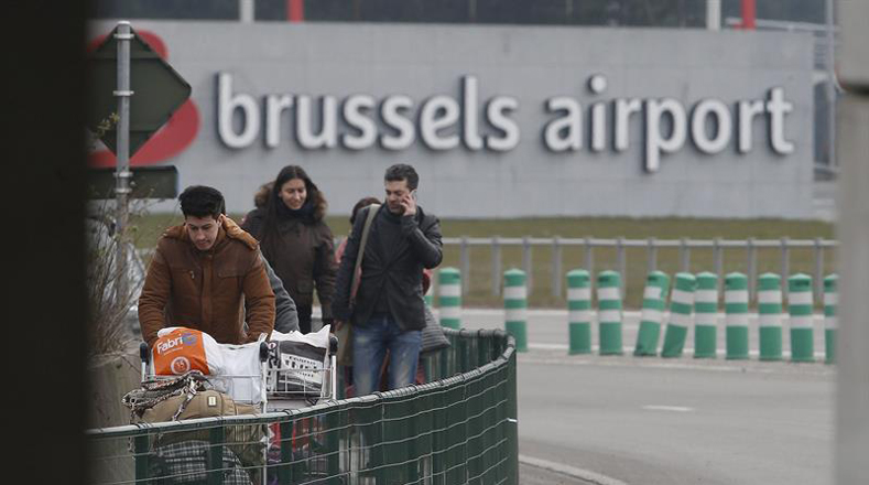 La mayoría de los vuelos han sido desviados a otros aeropuertos de Bélgica.