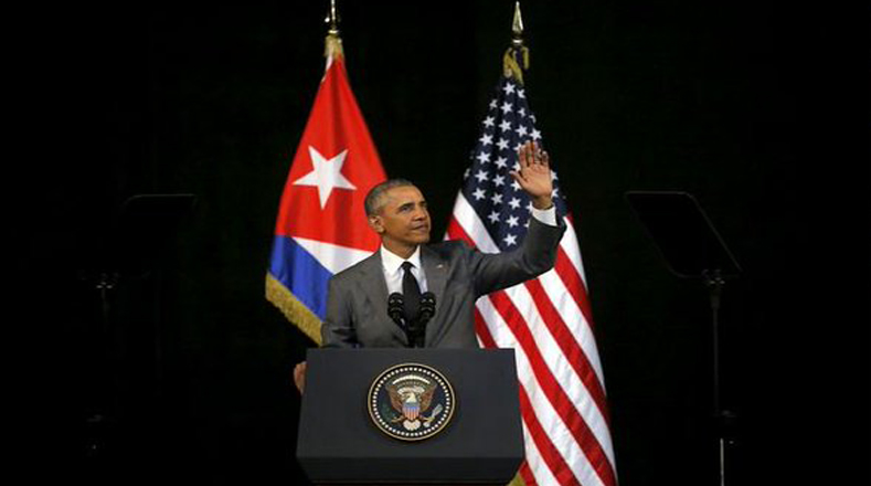 El presidente Obama destacó las similitudes entre los pueblos de Cuba y Estados Unidos. 
