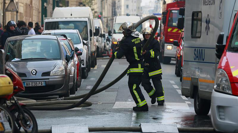La explosión generó la acción rápida de bomberos, ambulancias, policías y miembros de la Protección Civil francesa
