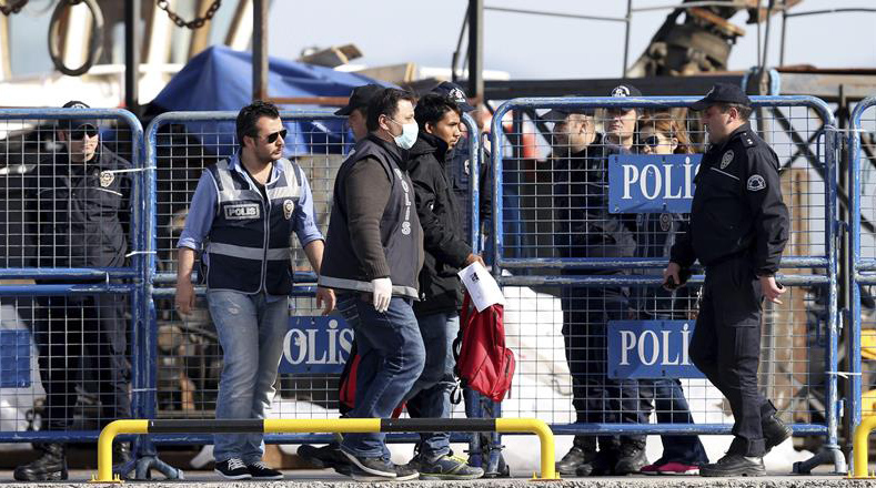 Turquía ha extremado sus medidas de seguridad por el arribo de refugiados. 