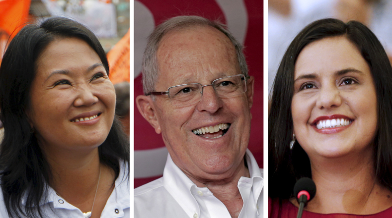 Keiko Fujimori,  Pedro Pablo Kucynski y Verónika Mendoza se perfilan como los favoritos e intención de votos para estos comicios