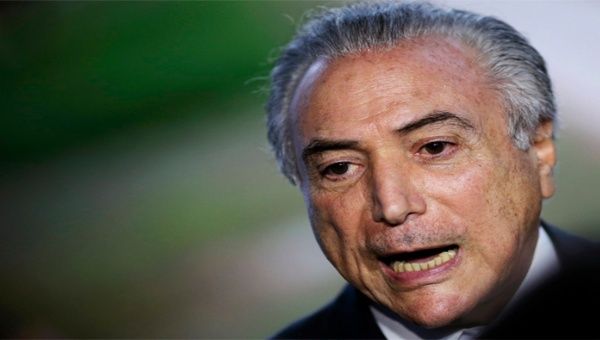 Michel Temer es señalado por conspirar contra la presidenta Dilma Rousseff . 
