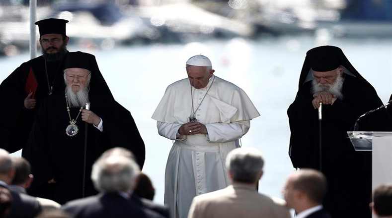 Tanto el papa como el patriarca consideran que “Europa debe recibir a todos en este momento”.