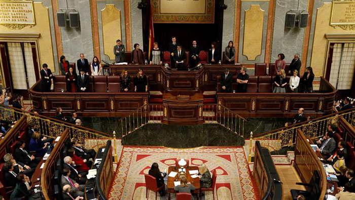 El Parlamento español quedó disuelto este 3 de mayo.
