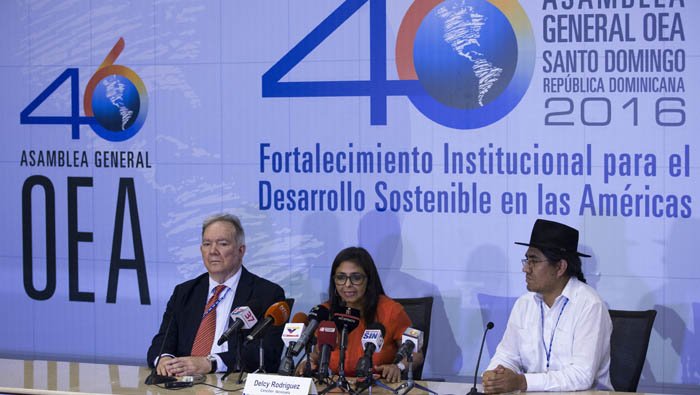Venezuela salió fortalecida al culminar la Asamblea General de la OEA