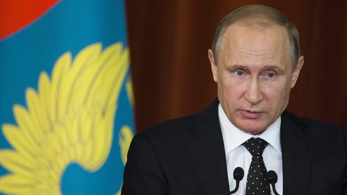 El Presidente ruso aseguró que su país no participará en una carrera armamentista.