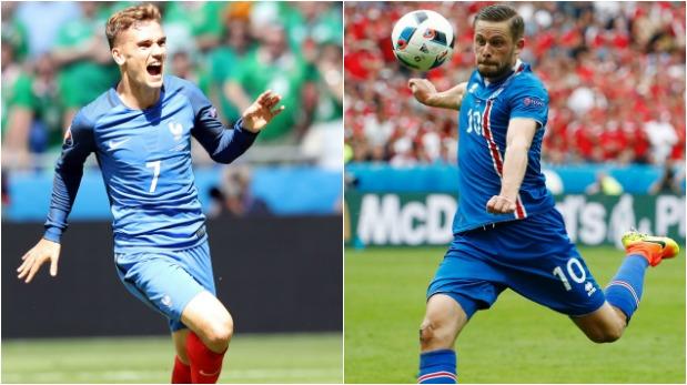 Hoy se enfrentan Francia y la favorita  Islandia en la Eurocopa.
