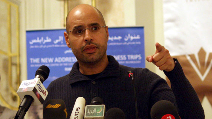 Saif Al-Islam Gadadfi había sido condenado por supuestos 