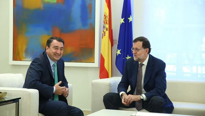 El PNV no apoyará a Mariano Rajoy. Dice que están muy alejados.