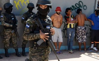 Desplazados internos por la violencia pandillera en Honduras