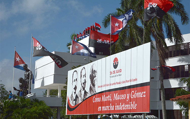 Plaza donde acontecerá el acto nacional en Cuba por el aniversario 63 de la gesta del Moncada.