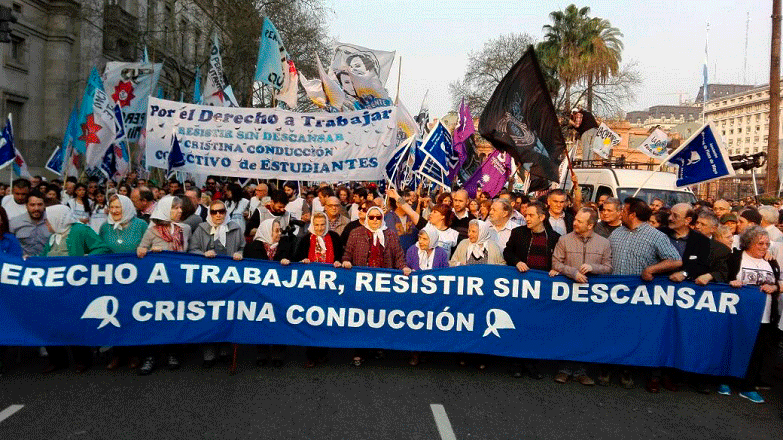 Durante la era Kirchner, la Marcha de la Resistencia se interrumpió por considerar que el enemigo ya no estaba en la Casa Rosada.