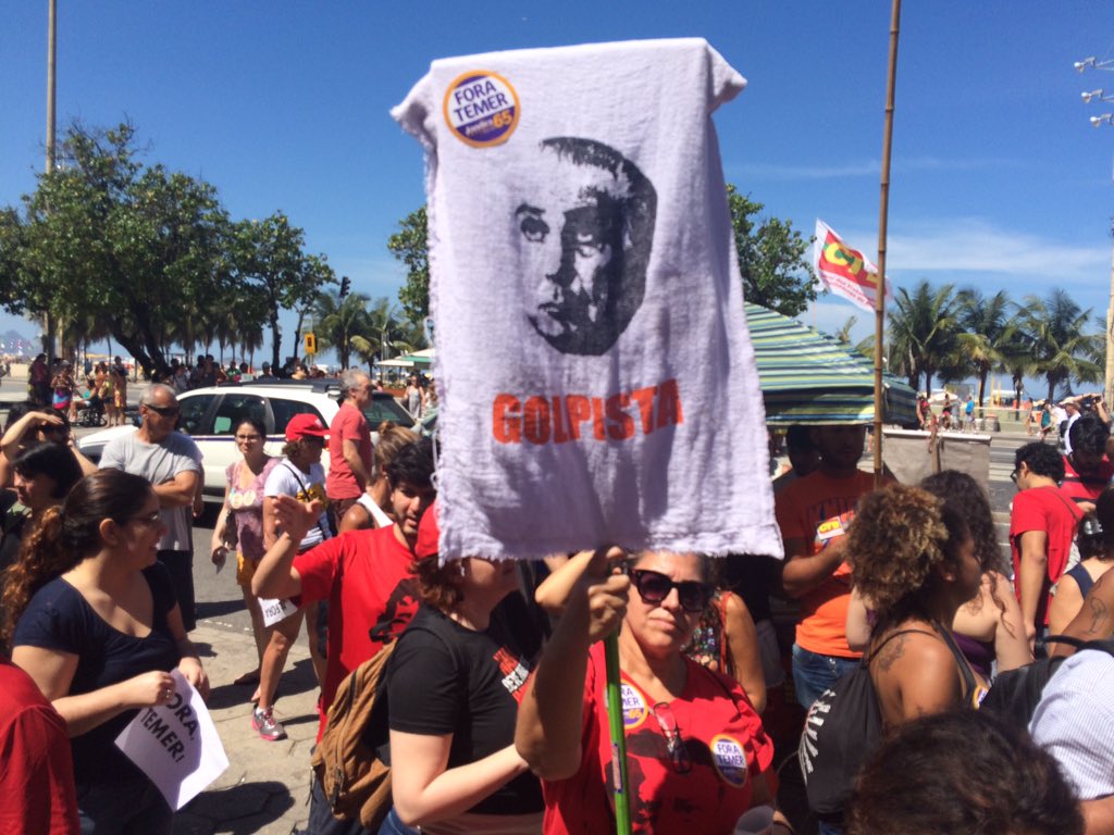 Tras el golpe contra Rousseff relanzaron la campaña de 