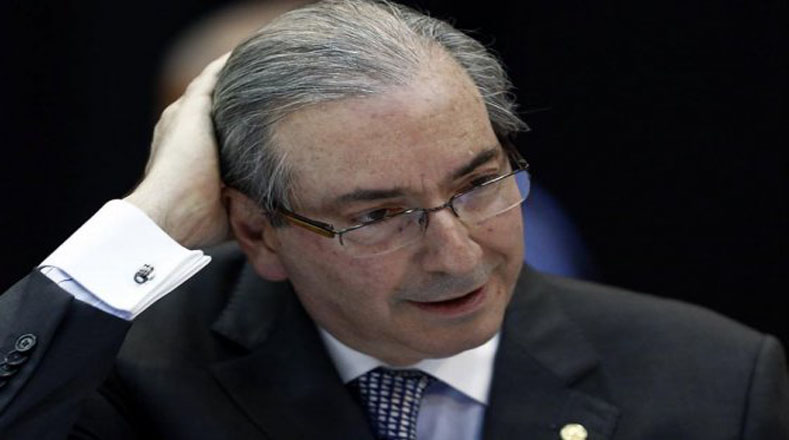 Cunha fue el encargado de iniciar los trámites para el  impeachment contra la presidenta, Dilma Rousseff.