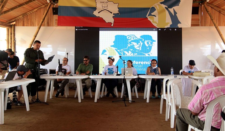 En la X Conferencia que se celebra entre el 17 y el 23 de septiembre, los miembros de las FARC-EP refrendarán los acuerdos de paz con el Gobierno de Juan Manuel Santos.
