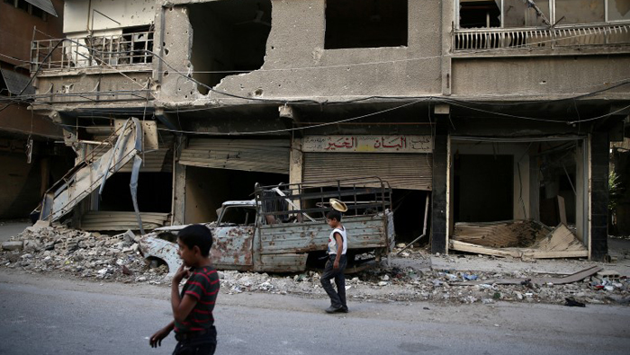 El Ejército sirio libra un ataque defensivo para impedir que los terroristas tomen el centro de Alepo.