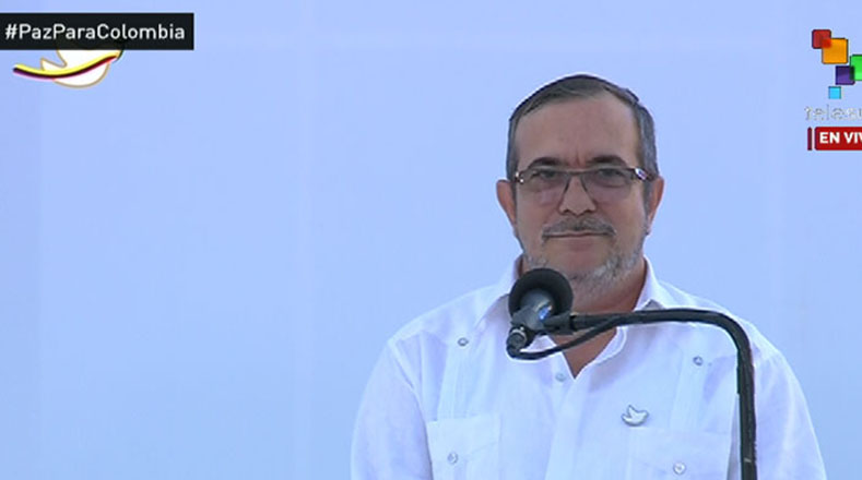 "Que nadie dude que las FARC vamos hacia la política sin armas", aseguró Rodrigo Londoño.