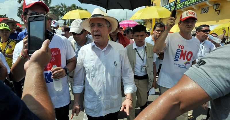 El expresidente colombiano expuso sus razones por las cuales le irá al No en el plebiscito este 2 de octubre.