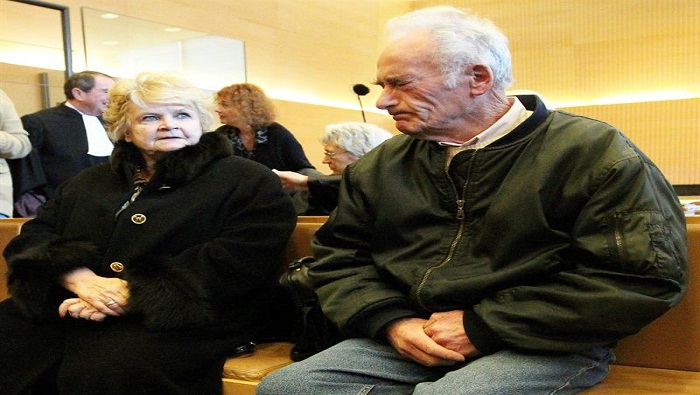 Pierre Le Guennec y su esposa Danielle, en el Tribunal Correccional de Grasse (Francia)  el 10 de febrero de 2015