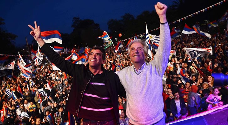 Tabaré Vázquez ganaría con 53 por ciento de acuerdo al último sondeo. (Foto: Archivo)