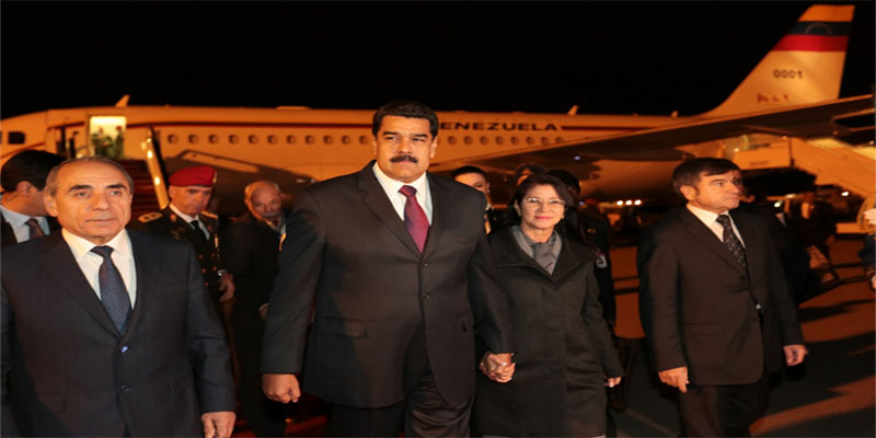 El presidente de Venezuela visita Azerbaiyán como parte de las acciones que ha emprendido para buscar un equilibrio del precio del petróleo.