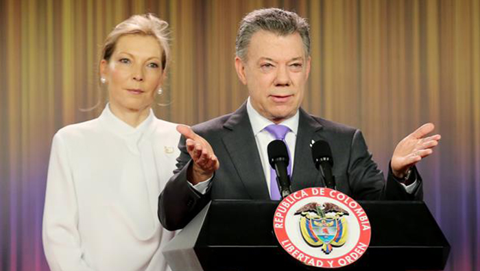 El presidente Santos expresó que espera que con el premio nobel no haya una sola víctima más.