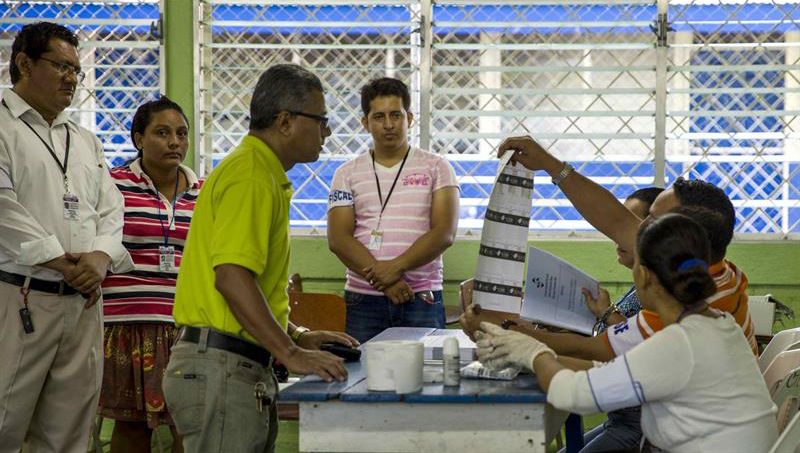 En paz se llevan a cabo las elecciones generales de Nicaragua.