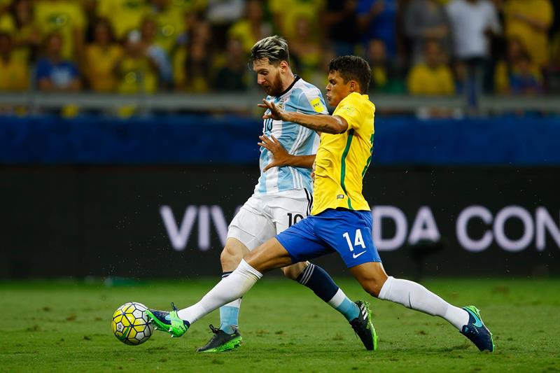 Brasil dominó a Argentina en la cancha de Belo Horizonte