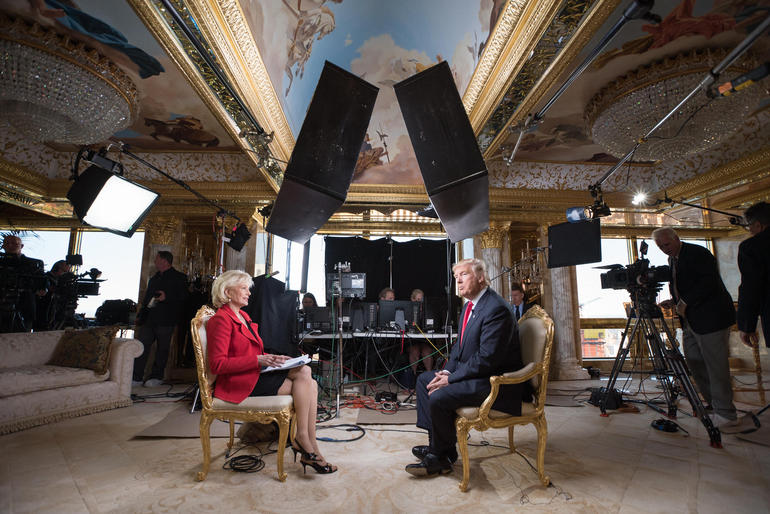 Entrevista de CBS al presidente electo Donald Trump en Nueva York el viernes 11 de noviembre de 2016.