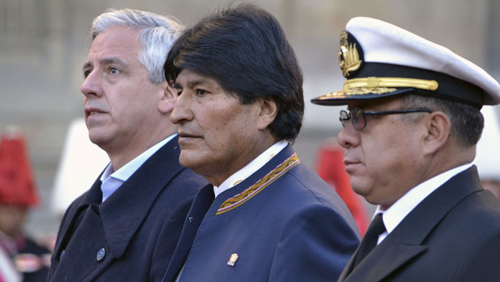 Evo Morales defiende la soberania a pesar