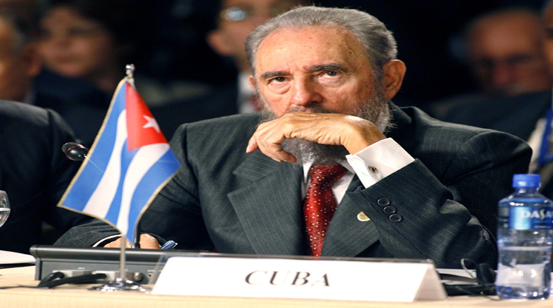 Fidel, en una cumbre del Mercosur en 2006. Como presidente, estuvo en numerosos eventos de carácter mundial.