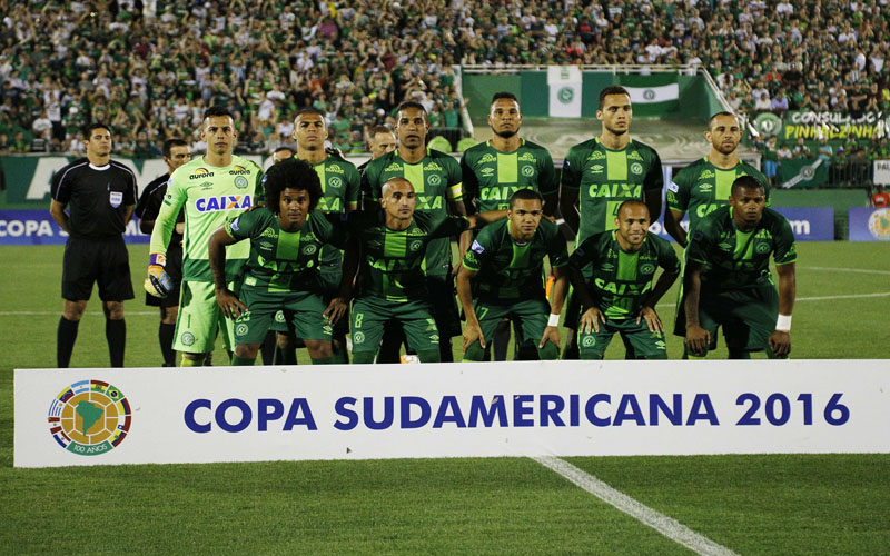 Los jugadores del Chapecoense fallecieron hace una semana en un accidente aéreo en Colombia.