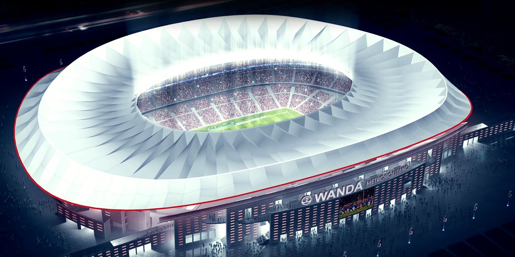 El nuevo estadio del Atlético de Madrid se llamará Wanda Metropolitano