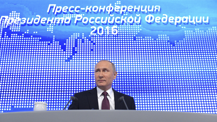 El mandatario condenó la campaña internacional contra Rusia