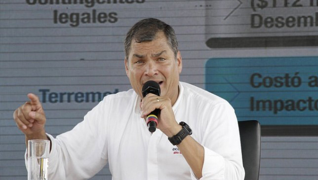 Correa: Los nombres en la lista publicada de Odebrecht son de altos funcionarios socialcristianos de ese entonces