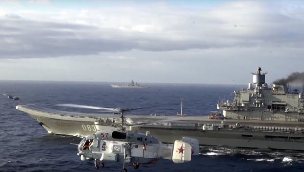 El portaaviones Admiral Kuznetsov volverá a la ciudad de Severomorsk.