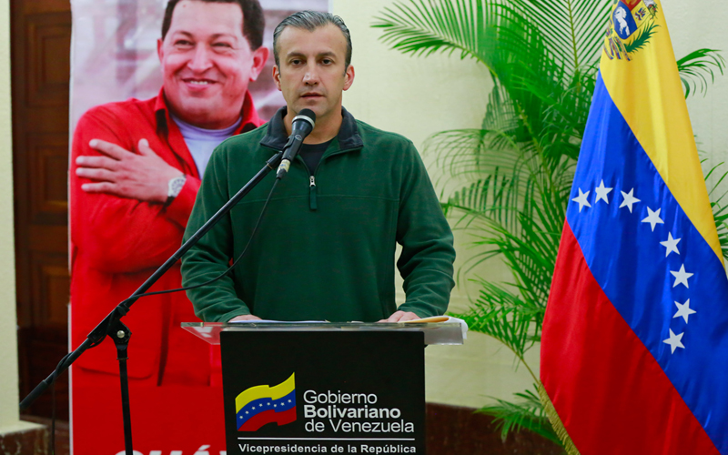 Tarek El Aissami acusó a la oposición venezolana de buscar violencia en el país.