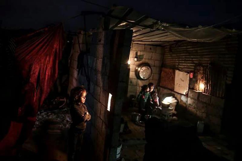 Los cortes eléctricos en la franja de Gaza han aumentado en los últimos días y algunas zonas no han recibido más de tres horas de electricidad.