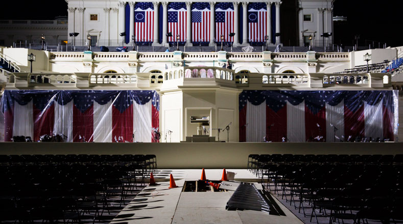 La ceremonia de investidura tendrá lugar en la fachada oeste del Capitolio de los Estados Unidos de Washington D.C.