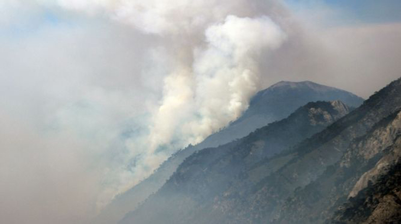 Las llamas han afectado a varias comunas ubicadas cerca de los incendios.